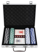 Set 200 Fiches da Poker 2 Mazzi di Carte con Valigetta-1