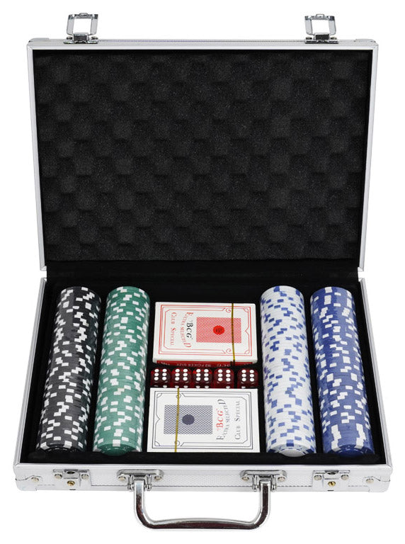 Set 200 Fiches da Poker 2 Mazzi di Carte con Valigetta acquista