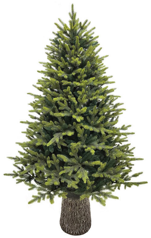 sconto Albero di Natale Artificiale 210 cm 46 Rami con Tronco Dolomiti Verde