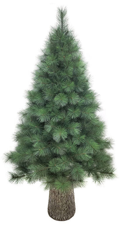 acquista Albero di Natale Artificiale 180 cm 30 Rami con Tronco Quercia Verde