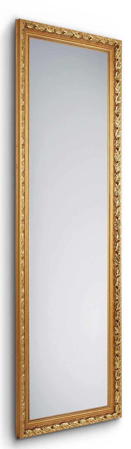 acquista Specchio da Parete 50x150x3 cm in Legno Tanja Oro