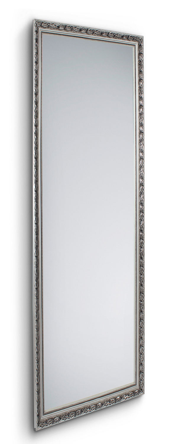 online Specchio da Parete 50x150x3 cm in Legno Tanja Argento