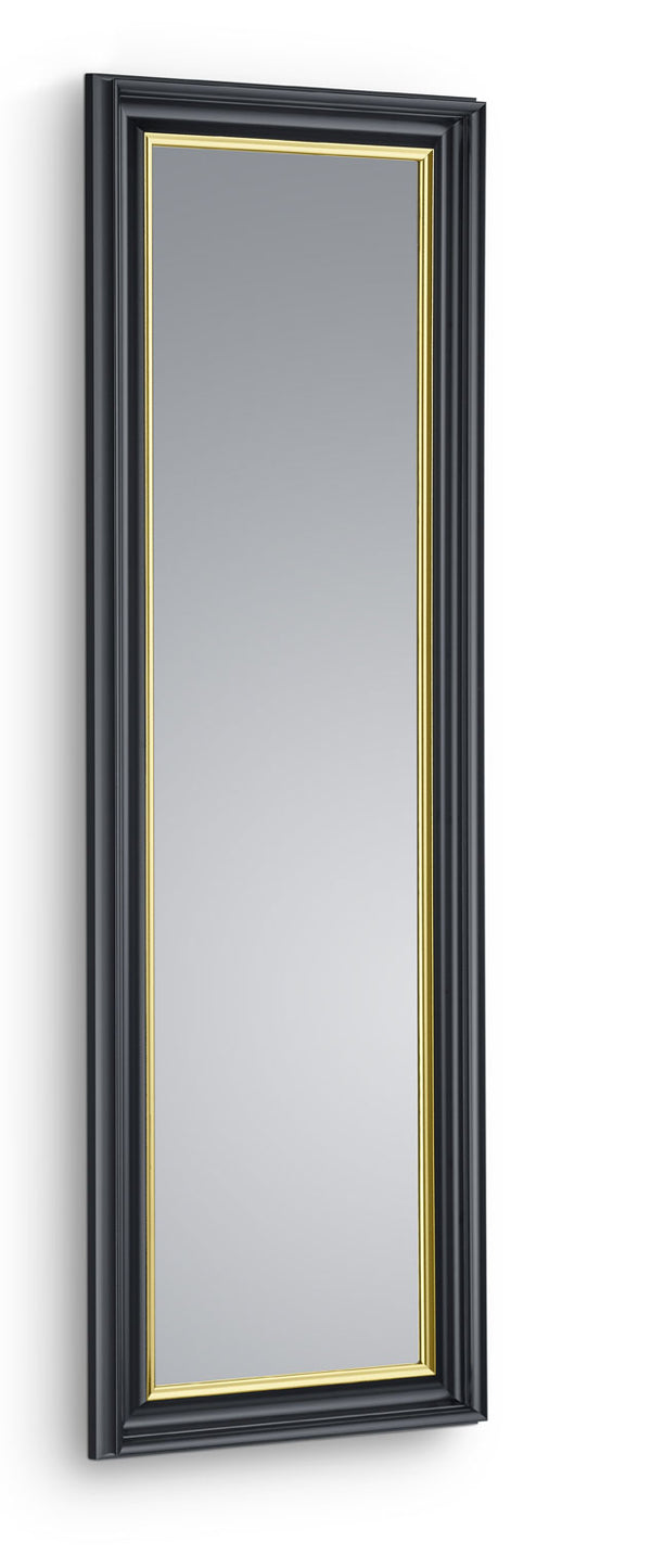 online Specchio da Parete 50x150x5 cm in Plastica Wanda Nero oro