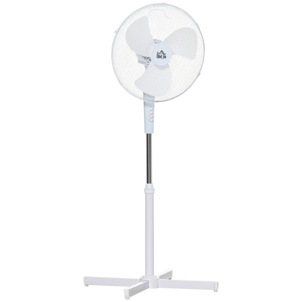 online Ventilatore a Piantana 60x60x90-120 cm 3 Velocità Bianco
