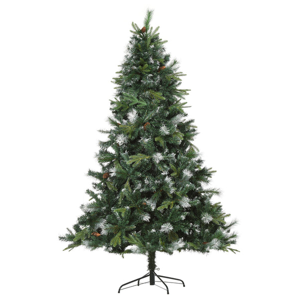 sconto Albero di Natale Artificiale 210 cm 1622 Rami con Pigne  Pino Verde