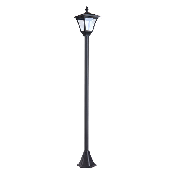 Lampione da Giardino Led a Energia Solare Nero 120 cm online