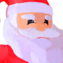Babbo Natale Gonfiabile Decorazione Natalizia per Interni ed Esterni con 8 Luci LED 160x90x240 cm -7