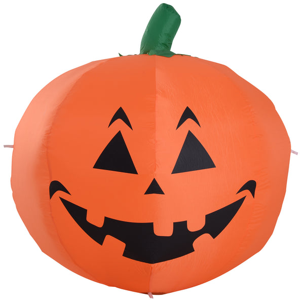 acquista Zucca Gonfiabile per Halloween con Luci LED Arancione 120 cm