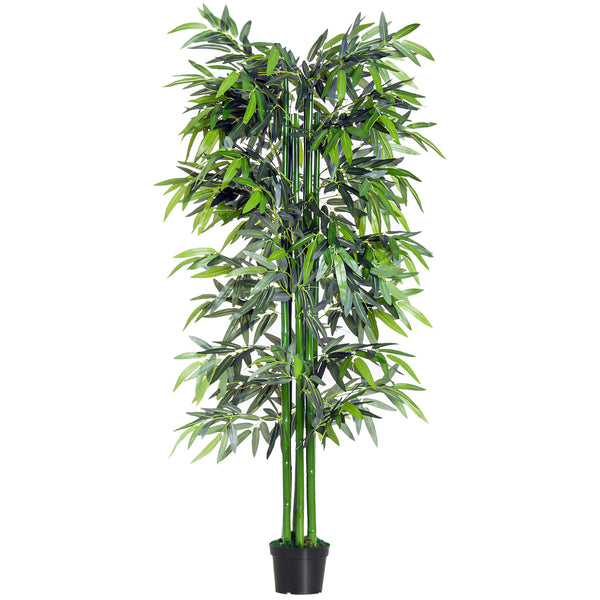 Pianta Artificiale di Bambù H180 con Vaso Verde prezzo