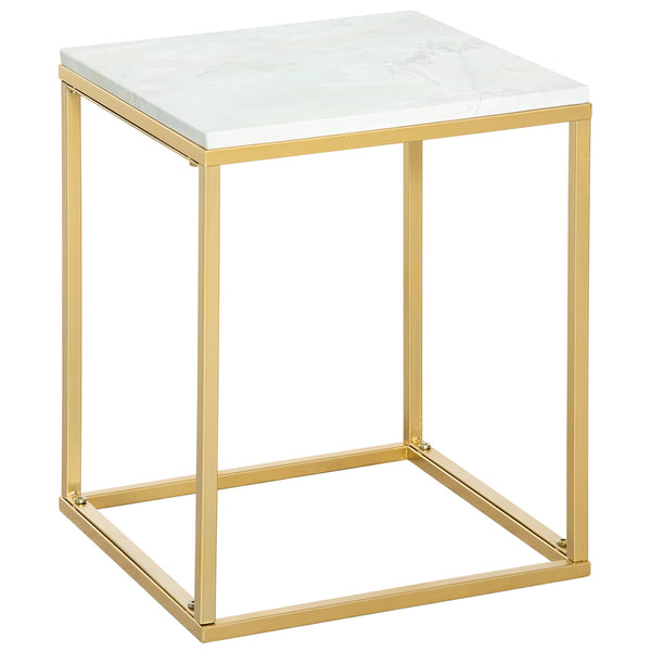 Tavolino da Caffè 40x40x50 cm in Metallo Oro acquista