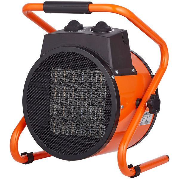Generatore di Aria Calda Riscaldatore Elettrico 3000W Qlima EFH6030 Arancione prezzo