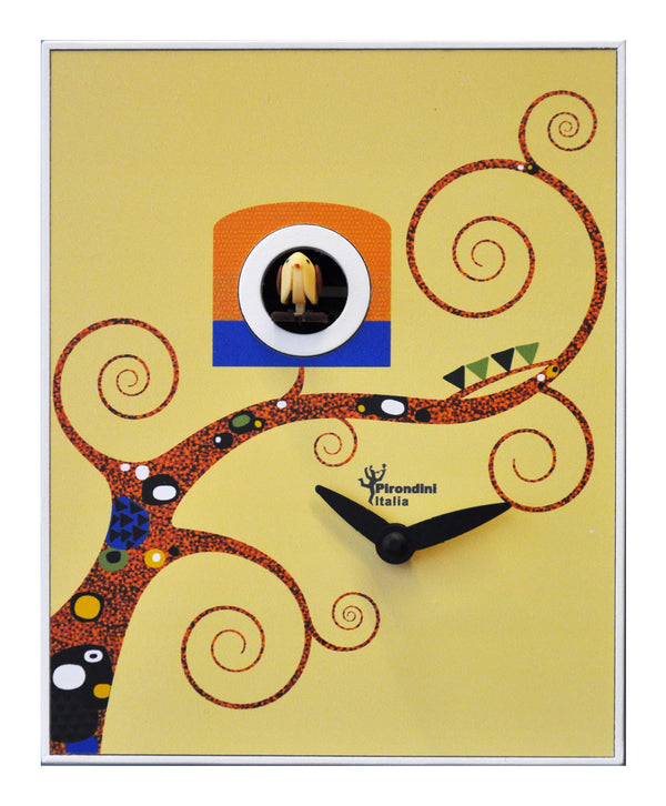 Orologio a Cucù da Parete 16,5x20x10cm Pirondini Italia D'Apres Gustav Klimt prezzo