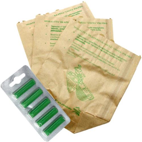 Lot De Consommables Pour Aspirateur Vorwerk Folletto VK130/VK131 - 12 Sacs + Filtres + Parfums D'ambiance