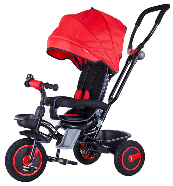 Passeggino Triciclo Seggiolino Reversibile  4 in 1 Boso Happy Kids Rosso acquista