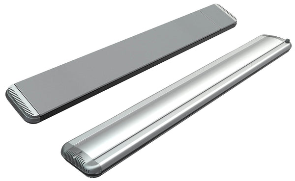 Stufa Elettrica ad Infrarossi 141x20,1x5,8 cm da Soffitto 1800W in Alluminio Dimmerabile Moel Hot-Top Silver prezzo