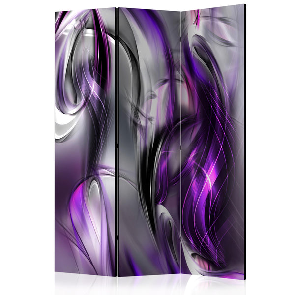 Paravento 3 Pannelli - Purple Swirls 135x172cm Erroi sconto