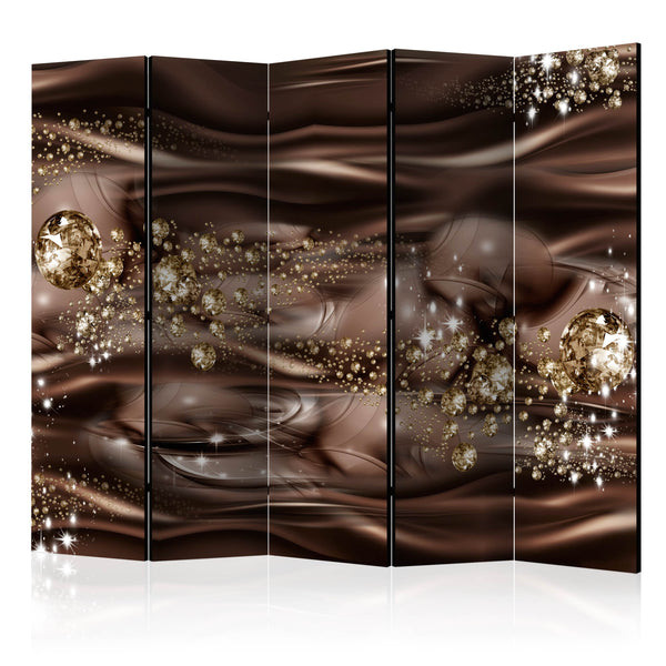 Paravento 5 Pannelli - Chocolate River II 225x172cm Erroi prezzo