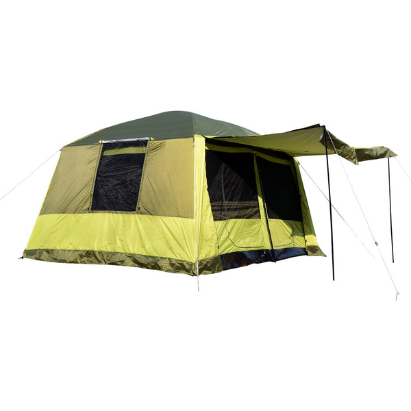 sconto Tenda da Campeggio con Veranda 8 Persone 410x310x225 cm