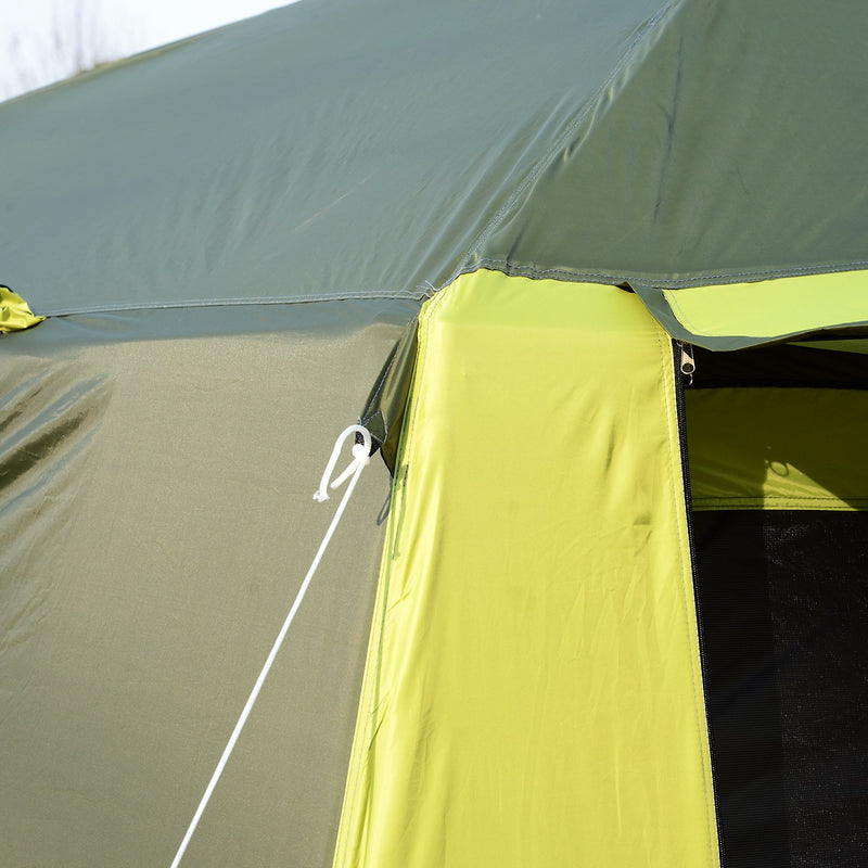 Tenda da Campeggio con Veranda 8 Persone 410x310x225 cm -8