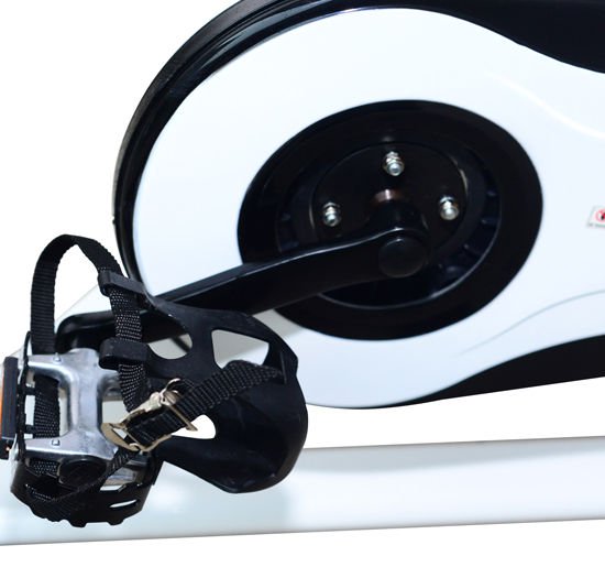 Spin Bike per Spinning Professionale con Schermo LCD Bianco 105x49x119 cm -9