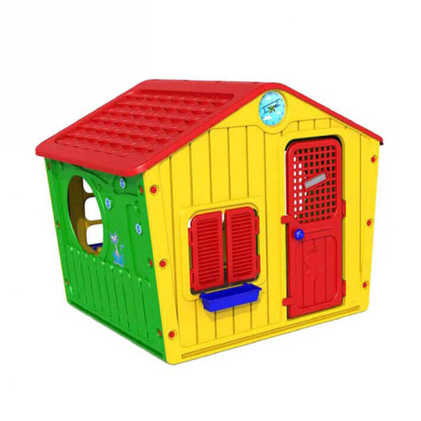 prezzo Casetta Gioco per Bambini Village 140x108x115 h cm in Plastica Multicolor