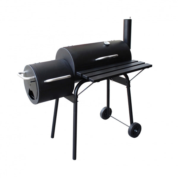 Barbecue a Carbonella 110x64x113,5 h cm in Acciaio Nero prezzo