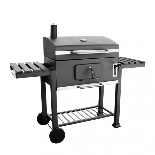 acquista Barbecue a Carbonella 160x65x107,5 h cm in Metallo Nero