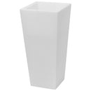 Vaso Luminoso da Giardino a LED 38x38x80 cm in Resina 5W Cedar Bianco Caldo-1