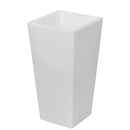 Vaso Luminoso da Giardino a LED 30x30x60 cm in Resina 5W Cedar Bianco Freddo-1