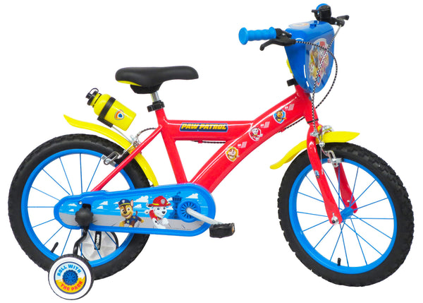 prezzo Bicicletta per Bambino 16” 2 Freni Paw Patrol Rossa