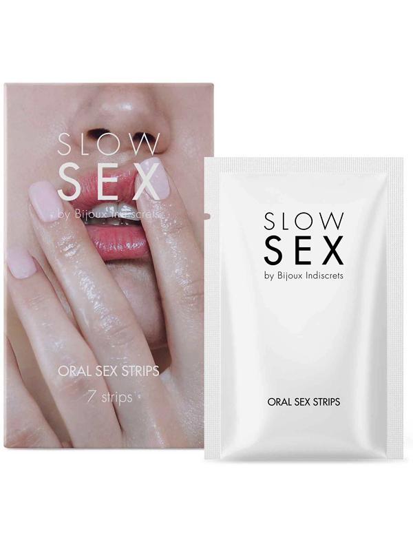 Bijoux Indiscrets - Slow Sex Oral Sex Strips Menta acquista