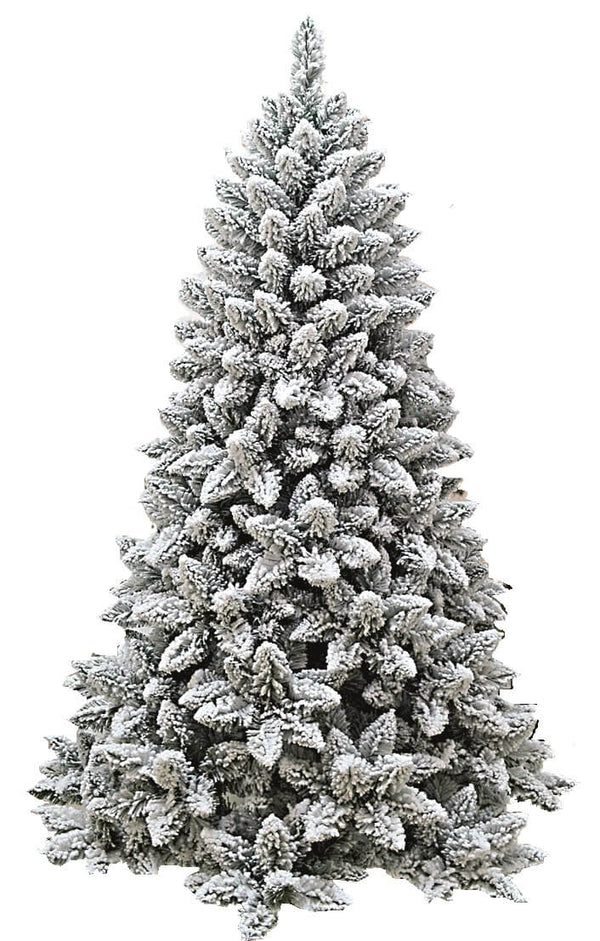 acquista Albero di Natale Artificiale Innevato Monterey Floccato Varie Misure