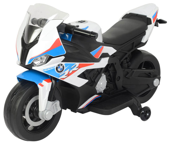 acquista Moto Elettrica per Bambini 6V con Licenza BMW S1000 RR Bianca