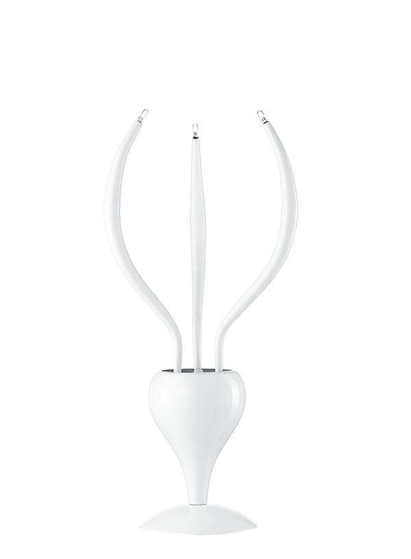 Lumetto Moderno Metallo Bianco Lampada da Tavolo 20 watt G4 sconto