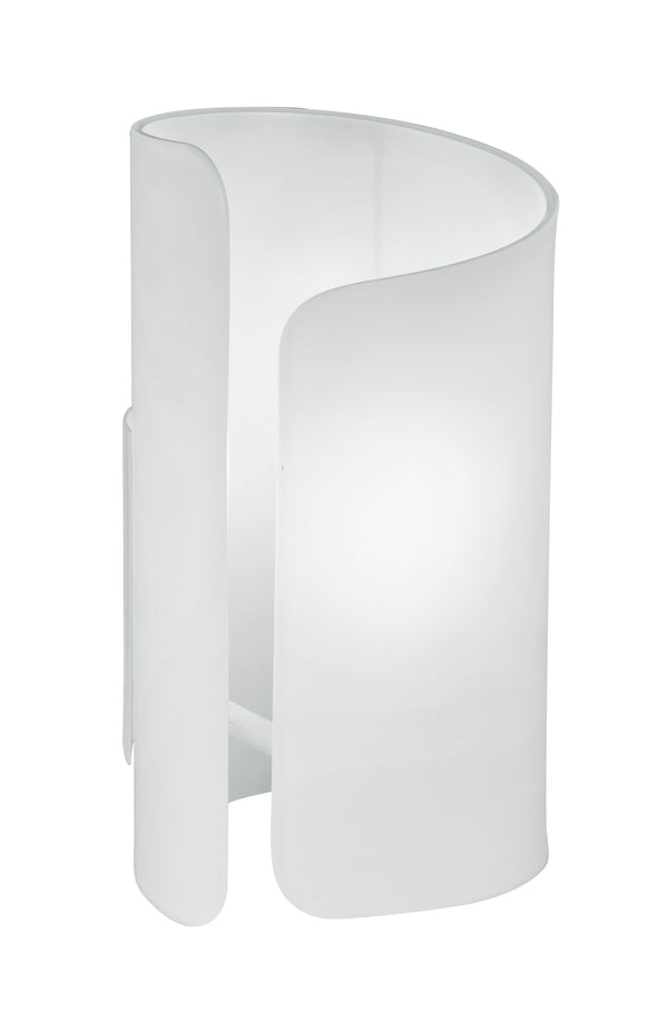 Lume Alluminio Vetro Bianco Lampada da tavolo Moderna E27 prezzo