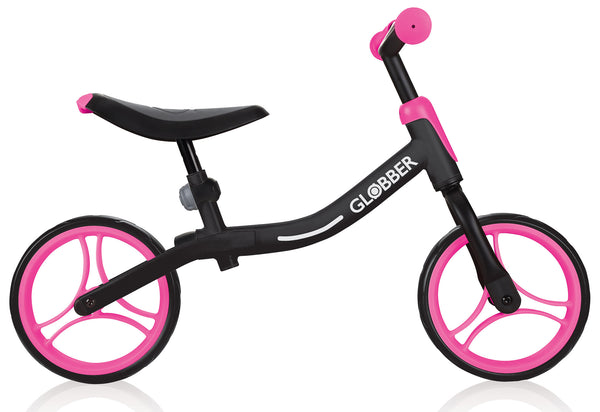 online Bicicletta Pedagogica per Bambini 10" Senza Pedali Globber Go Bike Nero e Rosa