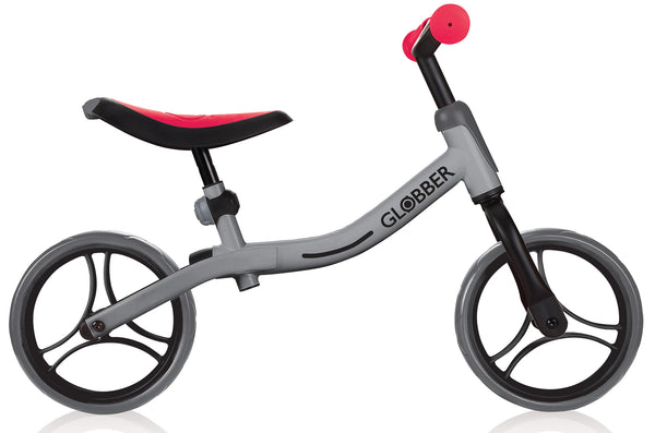 Bicicletta Pedagogica per Bambini 10" Senza Pedali Globber Go Bike Grigio e Rosso online