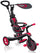 Passeggino Triciclo per Bambini con Maniglione e Tettuccio Globber Explorer Trike 4 in 1 Rosso