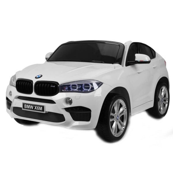 Macchina Elettrica per Bambini Maxi SUV 2 Posti 12V con Licenza BMW X6M Bianco acquista