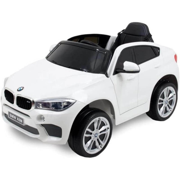 Macchina Elettrica per Bambini 12V con Licenza BMW X6M Bianco sconto