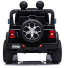 Macchina Elettrica per Bambini 12V 2 Posti Jeep Wrangler Rubicon Nera-6