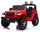 Macchina Elettrica per Bambini 12V 2 Posti con Licenza Jeep Wrangler Rubicon Rossa