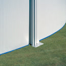 Piscina Ovale Fuori Terra 500x300xh120 cm in Acciaio e PVC Gre Fidji-3