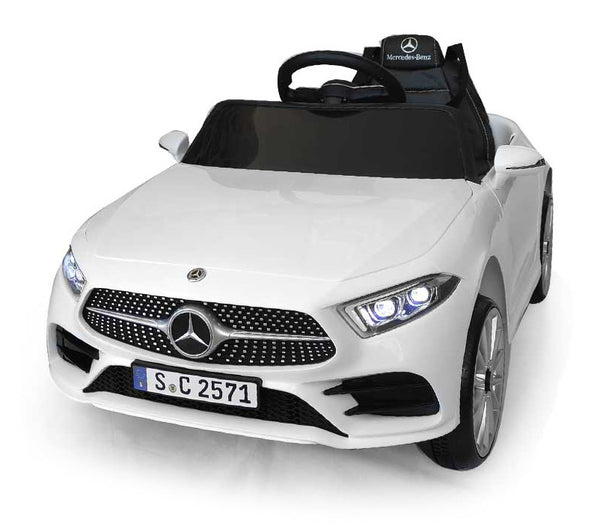 Macchina Elettrica per Bambini 12V con Licenza Mercedes CLS 350 AMG Bianca sconto
