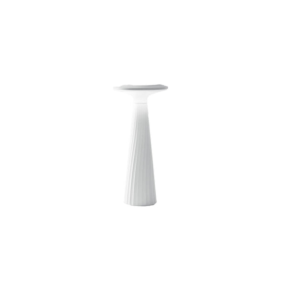 prezzo Lampada da Tavolo 13x13x28,5 cm in Policarbonato Vertigo Bianco