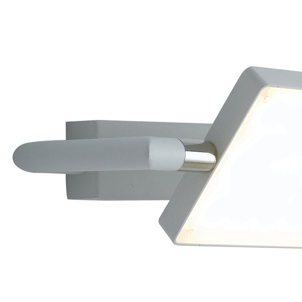 acquista Applique a Libro Orientabile Alluminio Bianco Led 17 watt Luce Calda