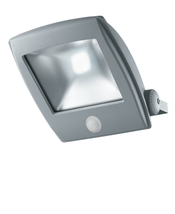 acquista Proiettore Alluminio Silver con Sensore di Movimento Esterno Led 10 watt Luce Naturale
