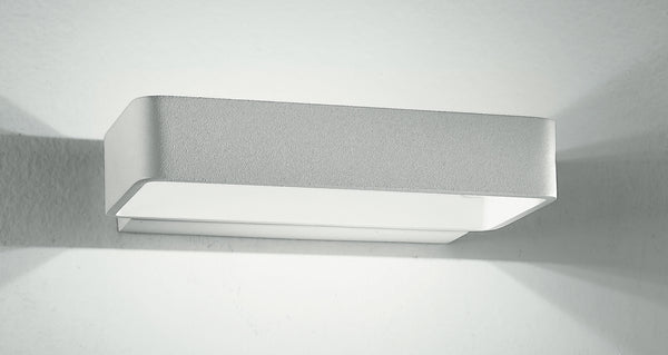 Applique Alluminio Bianco Doppia Emissione di Luce Moderna Led 4 watt Luce Calda acquista