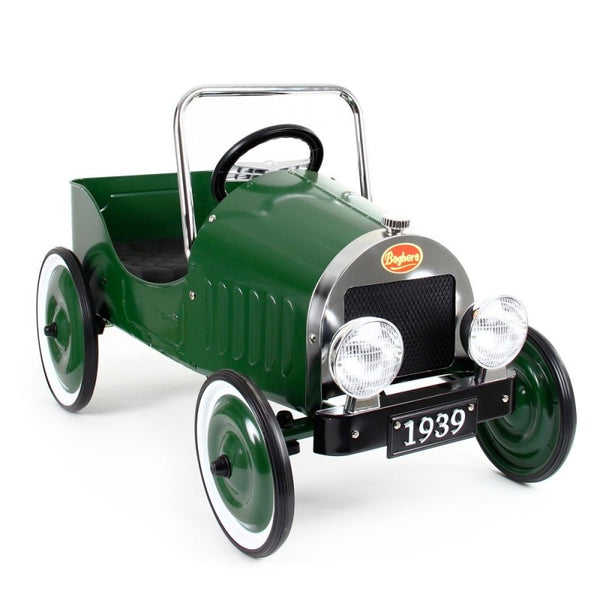 acquista Auto a Pedali Vintage da Corsa per Bambini Baghera Classic Verde