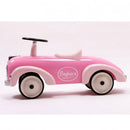 Auto Cavalcabile Vintage da Corsa per Bambini Baghera Speedster Rosa-4